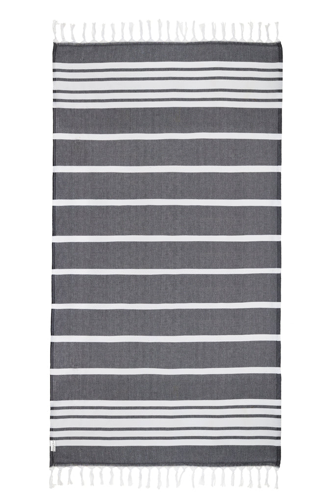 Spa Black Turkish Towel