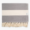 Herringbone Dark Gray Throw Blanket Image 1